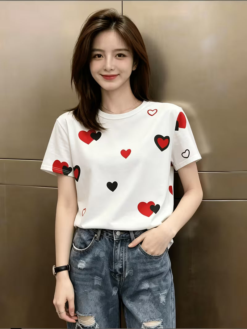 Trendy Versatile Round Neck T-Shirt