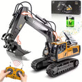 Mini Excavator Toy with And App Control, Fun Men's Toy, High-tech 11-Channel Alloy, Plastic Engineer Truck, Perfect Gift
