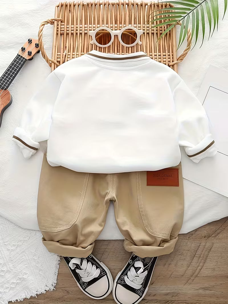 Kids Boys Clothing Children T-Shirt Pants 2pcs/Sets