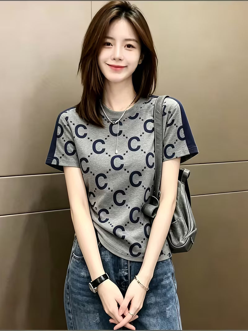 Korean Style Super Nice T-Shirt Short-Sleeved T-Shirt