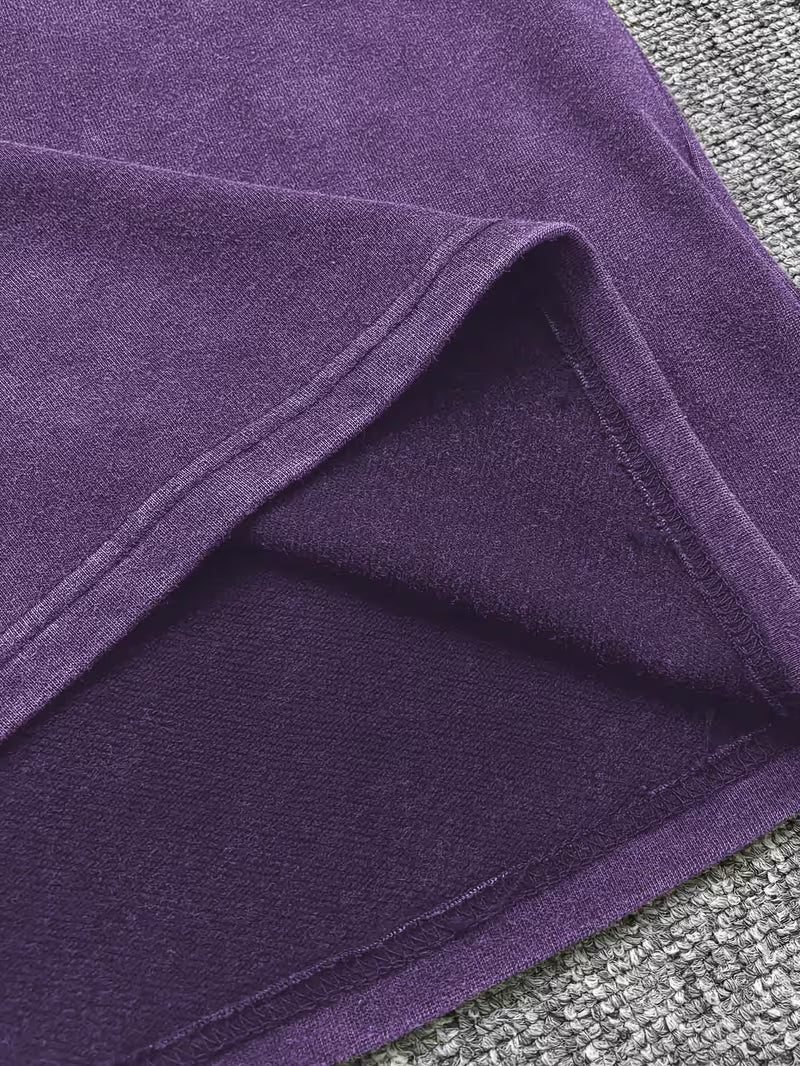 Love Dogs" Beautiful Ladies Washable Short Sleeves Purple
