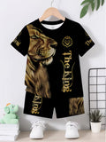 Lion King Outfit - Baby Boy's Matching T-Shirt & Shorts