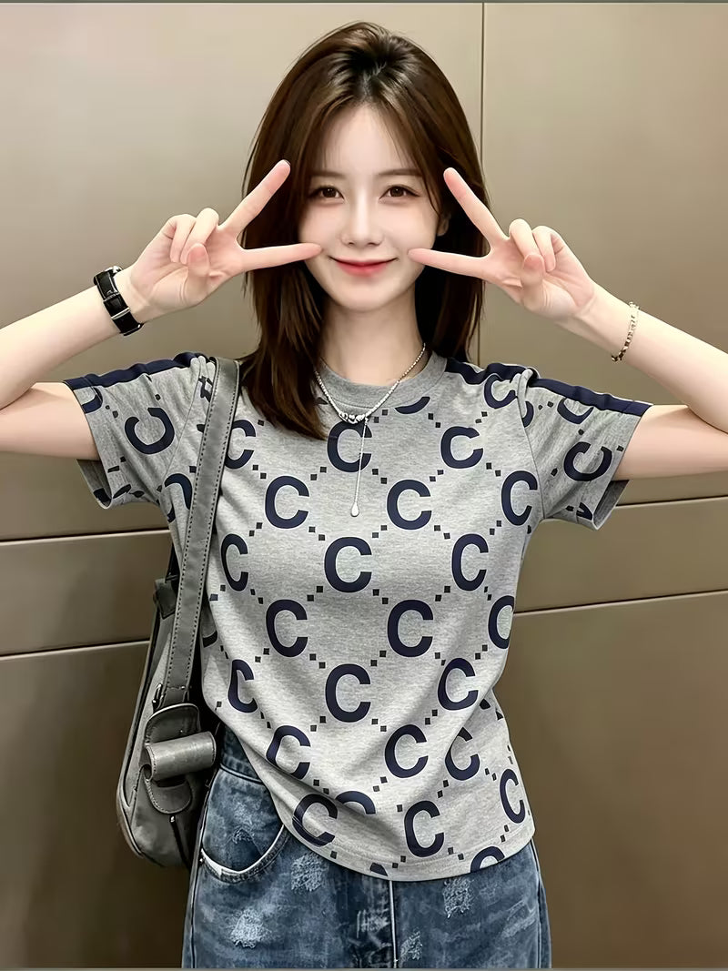 Korean Style Super Nice T-Shirt Short-Sleeved T-Shirt